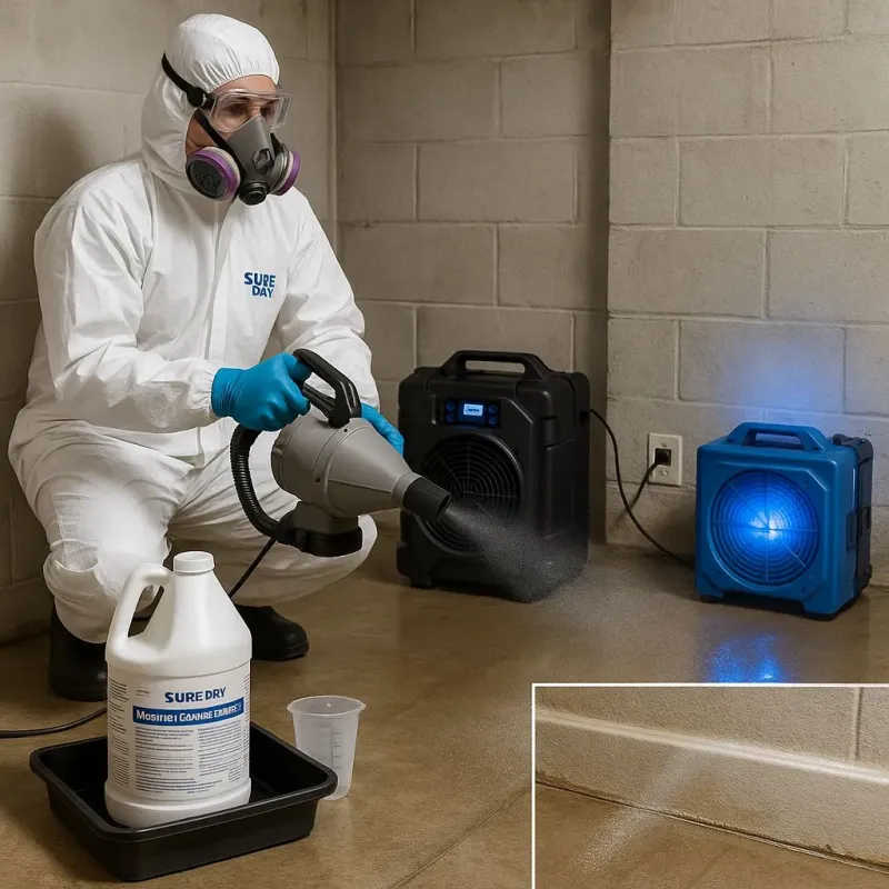 Sanitization and Odor Removal process in Houlton, ME